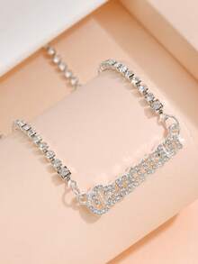 1 Peça Sexy E Brilhante Colar De Diamantes Com Design De Constelação Para Mulheres, Presente De Aniversário Para Amigos E Melhores Amigos - Prata - Ver 18