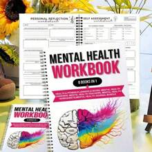 Mental Health Journal - Mental Health Diary With Mood Tracker, Self-Care Workbook, Relaxation Guide And Patience Exercises, Great Gift For New Year, Christmas, Back To School