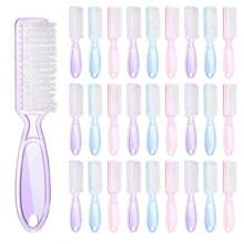 30 PCS Nail Scrubber Brush Handle Grip Nail Brushes For Cleaning Fingernails Toenails Finger Nail Brush Set For Cuticle Manicure Pedicure Women Men Home Salon