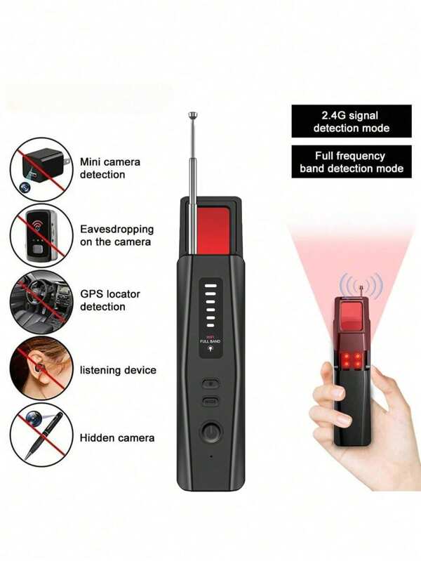 Kamera-Detektor Überwachungsgerät-Finder Auto GPS-Ortungsgerät Abhörgerät Funk-Signalscanner Sicherheitsschutz Gadget