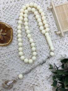 45pcs Acrylic Imitated Resin Shell Pendant Prayer Beads, Suitable For Daily Use Necklace, Bracelet, Tasbih