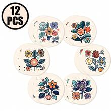 1/6/12 bucăți, suporturi mici englezești cu flori, 1 bucată din orice stil sau set de 6 piese, set de 12 piese, pentru a satisface diversele nevoi, potrivite pentru sufragerii, camere de zi, bucătării, dormitoare și, de asemenea, potrivite ca și cadouri pentru alții.