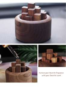 Wood Essential Oil Diffuser, Vintage Car Vents/Home Decor Fragrance Diffuser, Maplewood & Walnut