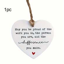 1pc/2pcs, May You Be Proud Of The Work You Do, The Person You Are, And The Difference You Make, Thank You Gift, Happy Retirement, Gift For Colleague, Gift For Team And Employees Room Decor Bedroom Decor Home Decor Wall Decor