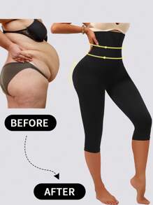 1 Stück Hochtaillierte formende Yoga-Hose mit Knocheneinlage in der Taille, Taillenformung und Po-Anhebung für Fitness-Workouts und den täglichen Gebrauch