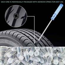 40 PCS Tire Repair Rubber Nail With Screwdriver Self-Service Tire Repair Kit ,Tyre Repair Rubber Nail,Universal Tire Fast Repair Tool For Motorcycle Auto Car,Christmas Gift New Year Gift