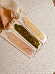 1PC Personalized Bookmark, Acrylic Book Mark, Bookmark Personalized, Custom Bookmark, For Book Lover, Reader Gift, Page Marker, Aesthetic Gifts