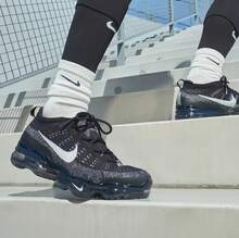 Nike Zapatillas de running Air Vapor Max con colchón de aire de longitud completa para hombre - Negro - Ver 1