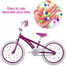 1 Pack Assorted Color Bicycle Spoke Beads Decorations