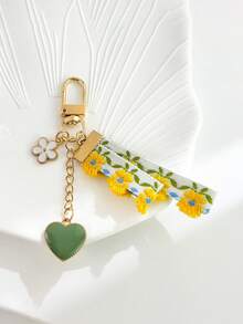 1pc Ins Style Pink Daisy Butterfly Keychain, Creative Keyring, Lace Keychain, Phone Accessory, Key Chain, Women's Accessories, Girls Keychain, Bag Decoration, Bag Charm, Cute & Fashionable Gift Souvenir, Suitable For Car Keys Couples Birthday & Holiday Gifts - Multicolor - View 14