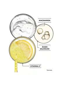 Rostro RadianteSérum Express Anti Manchas 2025 Con Vitamina C 30ml - Tratamiento Intensivo Día Y Noche Para Todo Tipo De Piel, Blanqueador De Piel Y Reductor De Hiperpigmentación En Tu Rutina Skincare Coreano - Color caoba - Ver 3