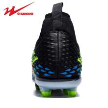 STARNOVO Dual Star 8 Professional Soccer Shoes For Men & Women, Long Studs Anti-Slip Elastic, Breathable Collar, Suitable For Training And Match
