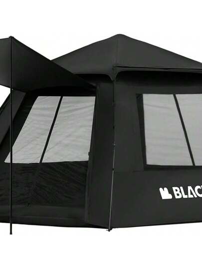 BLACKDOG テント ワンタッチ 3～4人用 閑居2.1 BU素材 Amazon.co.jp: 【公式】BLACKDOG テント ワンタッチ 3～4人用