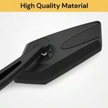 1pc 360° Adjustable Bicycle Rearview Mirror, Suitable For Bicycles, Electric Bikes, Skateboards And Snow Bikes