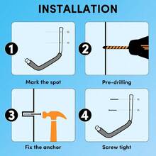 Kayak Storage RackKayak Rack For Garage Kayak Wall Mount With Nylon Straps Heavy Duty Kayak Hanger Suitable For Kayaks And  Paddle Board - White-4Pack - View 5