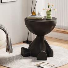 Tavolino laterale per divano a forma di orsetto nordico con movimento, tavolino rotondo piccolo moderno e semplice per decorazione domestica e camera da letto, comodino semplice e di con ripiano di archiviazione per la decorazione della casa
