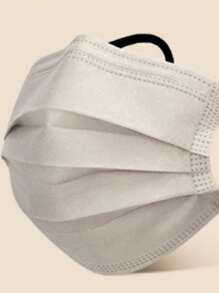 10pcs Mauvelous Color Disposable Independent Packaging Adult Mask, High-Quality Fashion Design For Men And Women, Soft & Breathable Ear Loops