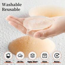 Nipple Covers For WomenReusable Pasties Nipple CoverAdhesive Silicone Nipple Pastiize AD Womens Bra 4 Inch - nipple patches - honey - View 3