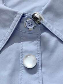 2pcs Button Cover For Shirt Flower Cufflinks Covers Flower Sleeve Button Clip On Button For Dress Wedding Tux Decoration Button Clothing Accessories Gifts - Flowers - View 15