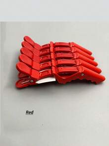 10pcs/6pcs Alligator Clip Hairdressing Wholesale Hair Clip Hair Salon Perm And Dye Hair Styling Positioning Partition Large Barber Shop Alligator Hair Clip Hair Clips Claw Clips Hair Barrettes, School Stuff, Set, Hair Accessories, Head Accessories, Hair Accessories For Women, Hairpin - Black - View 5