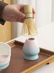Matcha Whisk, 100% Natural White Bamboo, Traditional Japanese Chanoyu Tea Powder Brush, Tea Ceremony Accessory Back To School