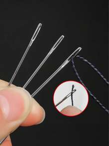 Big Eye Needle Bottle Set Of 18 Pieces, New Home Hand Sewing Needles, Hand Sewing Needles