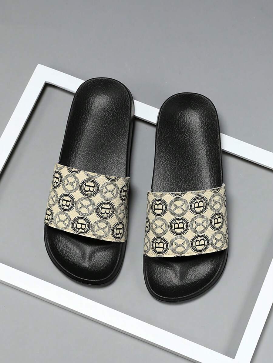 Sandalias casuales versátiles, transpirables y antideslizantes para hombres, aptas para uso diario - Gris - Ver 1