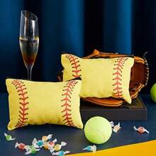 18 Pcs Softball Makeup Bag Softball Cosmetic Bag Softball Gifts For Girls Team Player Portable Travel Bags For Women Canvas Softball Goodie Bags Toiletry Softball Accessories Organizer Case Pouch