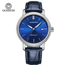 OCHSTIN Herrenuhren Mechanische Automatik Lederarmband Business Auto Datum Männliche Armbanduhr Gentleman Wasserdicht Mode Uhr Geschenk Für Männer