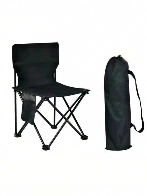 1PC Outdoor Camping Folding Chair, Travel Rest Chair, Art Sketching Chair, Seaside Picnic Leisure Chair, Beach Fishing Stool, Outdoor Travel Essential