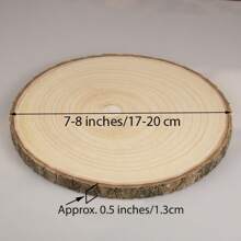 1/2 Pcs Large Wood Slices For Centerpieces Unfinished Wood Rounds For Crafts And Table Decorations Rustic Wedding Centerpiece Wood Circles For Holiday Decor DIY Projects