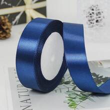 1pc 25 Yards X 2.5cm Wide Colorful Satin Ribbon Gift Wrapping Ribbon, Wedding Decorating, Baking Supplies - Multicolor - View 30