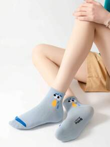 5 Pairs Unisex Funny Novelty Patterned Socks, Suitable For Everyday Wear, A Great Gift For Family And Friends