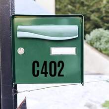 24 Sheets Of Self-Adhesive Letters, 10 Cm Waterproof Adhesive Letters, Adhesive Numbers Used To Mark Address Numbers On Windows And Doors - Black - View 10