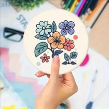 1/6/12 bucăți, suporturi mici englezești cu flori, 1 bucată din orice stil sau set de 6 piese, set de 12 piese, pentru a satisface diversele nevoi, potrivite pentru sufragerii, camere de zi, bucătării, dormitoare și, de asemenea, potrivite ca și cadouri pentru alții.