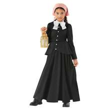 Morph Costumes Empower Girls With Our Colonial Pilgrim Costume - Fancy Dress For Historical Role Play, Activist Themes & Creative Dress-Up Fun - Black - View 2