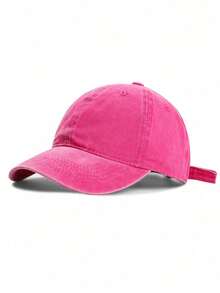 Outdoor Kids' Summer Sun Hat, Brim Baseball Cap - Watermelon Pink - View 1