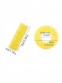 24pcs Kitchen & Bathroom Sink Hair Catcher Sponges, Drain Filter Cotton, Hair Stopper For Bathtub, Washbasin, Easy Installation And Cleaning, Effective Drainage, Minimalist Design, Suitable For Bathroom, Sink, Shower Drain, Tub & Shower