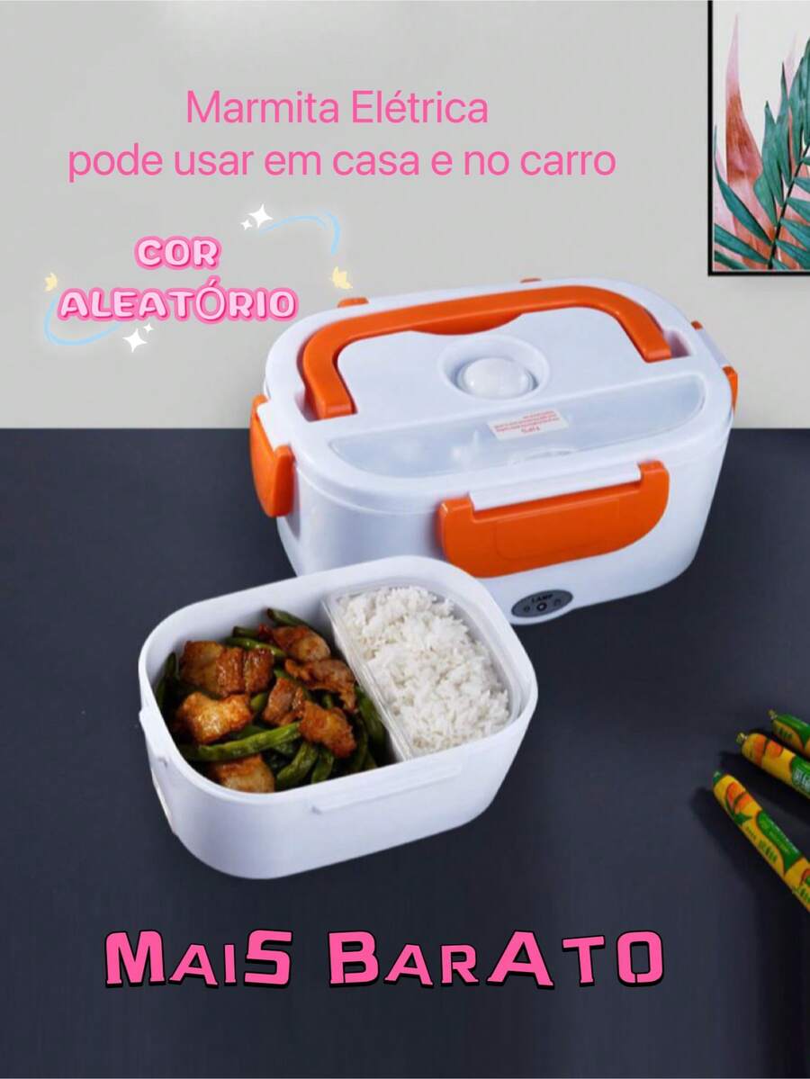 PROMOTION!Electric Lunch Box Can Be Used In The Car And At Home Portable Automatic Thermal Box Pot Random Color - Fast Shipping - 彩色 - 查看 1