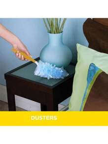 11pcs/Set Electrostatic Dust Duster, A Perfect Tool For Cleaning And Vacuuming, Cleaning And Sweeping Dust. It Is A Feather Duster For Household Use, With Double-Sided Adsorption That Does Not Raise Dust. It Is Also Suitable For Cleaning Car Car Tables