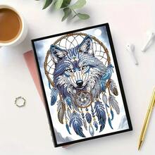 1 Set 5D DIY Diamond Painting Notebook, Small Bird Theme Patterns, Diamond Painting Notebook Kit, Suitable For Handmade Creative Gift - Multicolor - View 6