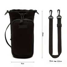 Crossbody Bag Case For Water Bottle Durable, Stylish And Functional Bottle Holder Bag Ideal For Walks, Tours, Gym, Trails, Travel, Biking, Work And Daily Use Practical And Modern Accessory To Carry Your Bottle With Comfort And Style Bag With Adjustable And Adjustable Strap, Reinforced Fabric And High Quality Waterproof Material Compact And Lightweight, Perfect For Outdoor Activities Or Everyday Life Modern Design Casual Sporty And Urban Style, Perfect For Fitness And Streetwear Looks - 藍色 - 查看 9