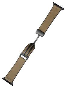 1 Stück rutschfeste Sohle mit matter Textur für Damen und Herren, superfeines künstliches Leder Magnetschnallen Armband mit spitzer Form, geeignet für 38/40/41/42/44/45/46/49mm, kompatibel mit Ultra2/SE2/10/9/8/7/6/5/4/3/2/1, Galaxy Watch 6/5/4
