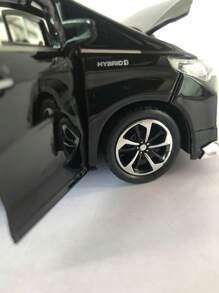 ESCBBXX 1pc Zinc Alloy Die-Cast Exterior Commercial Vehicle MPV Model Toy Car, 6.22inch Long X 2.87inch Wide X 2.32inch High, Realistic Model Toy Car With Openable Doors/Trunk, Lights, Sound Effects, Rolling Tires, Detailed Interior, Suitable For Children Boys Birthday Festival Gift Toy Car Collection