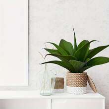 1/2 Stücke künstliche Agave Pflanze Deko UV-beständig tropische Sukkulente grüne Pflanze Frühling Sommer Kunstblumen für Garten, Balkon, Innenhof, Veranda, Küche, Esszimmer, Esstisch, Büro Heimdekoration
