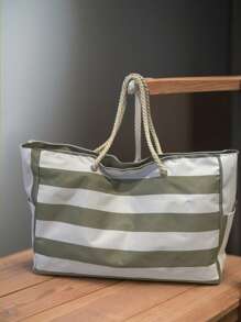 Bolsa de praia grande feminina com zíper e design à prova d'água e de areia para piscina, padrão aleatório, mochila escolar, portátil, grande capacidade, para adolescentes, mulheres, estudantes universitárias, faculdade, ensino fundamental, ensino médio, atividades ao ar livre, viagens, passeios, trabalho, negócios, deslocamento, férias, compras