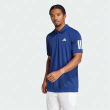 Adidas Men's CLUB 3STR POLO Short Sleeve T-Shirt, Knit, Collared, Short TJN9006