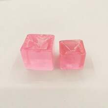 冰块挤压玩具/冰块软礼物，万圣节挤压减压，圣诞节礼物/减压果冻/麦芽糖变色心形挤压玩具 - 多色 - 查看 7