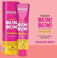Kit 3 Gel Firmador De Bumbum Barriga Coxas E Abdômen Rhenuks