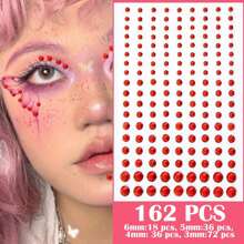 Self Adhesive Face Gems And Pearls For Makeup, Festival Jewels, Hair Gems, Rhinestone Stickers For Face, Eye, Makeup, Body